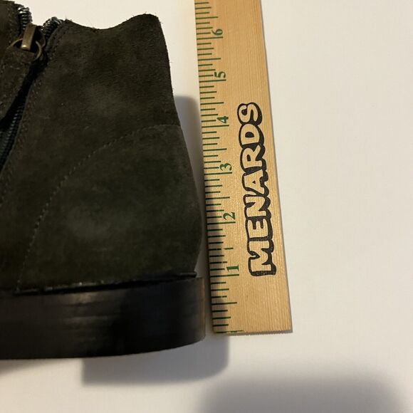 Kelsi Dagger Womens Booties 7 Green Brooklyn Latch Ankle Side Zip Boots $185 - Picture 14 of 14